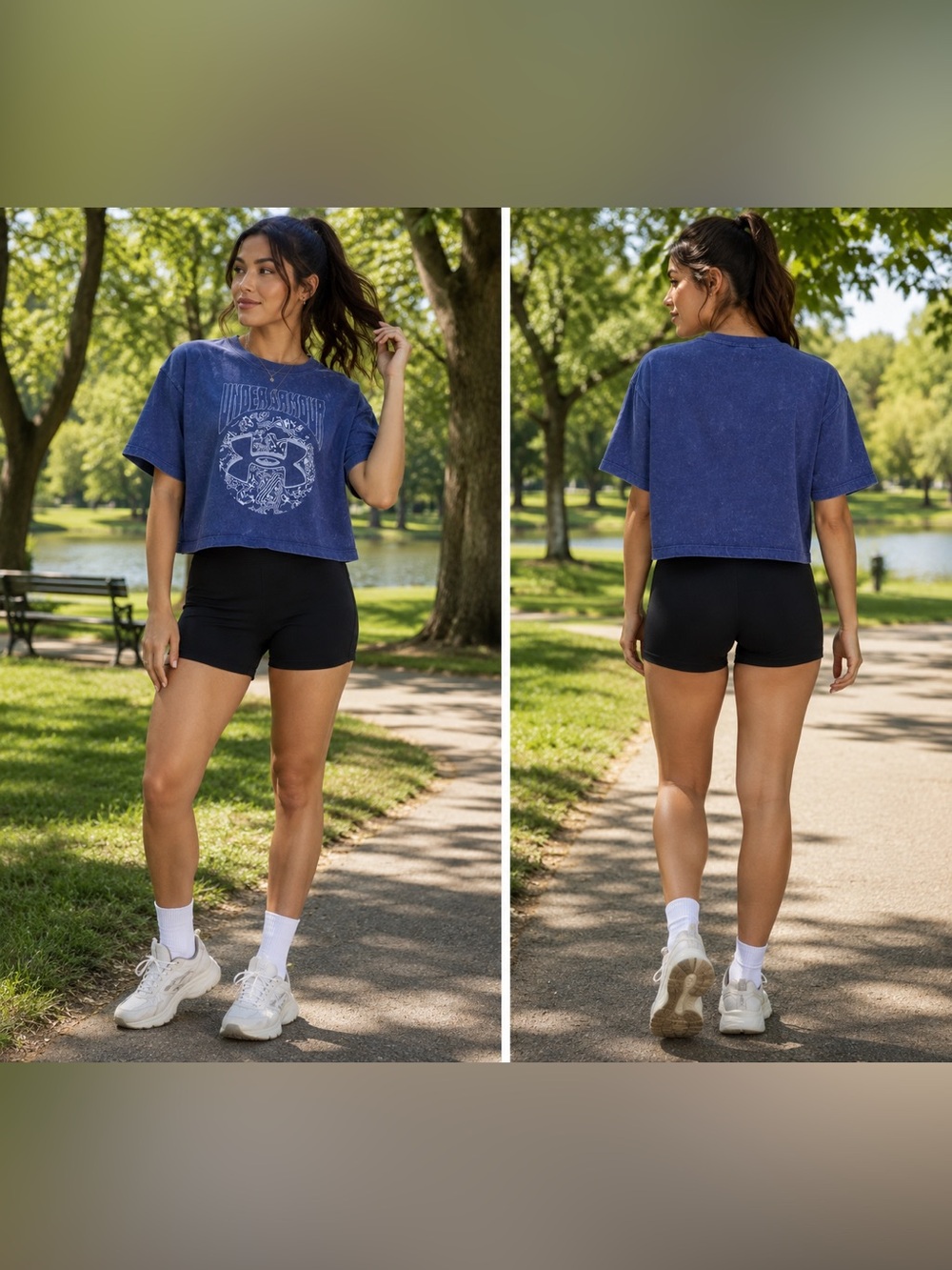 Under Armour Black Women's Bike Shorts